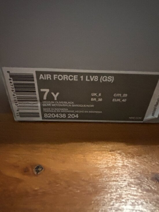 Nike Air Force 1 7Y Camo Sneakers (Eur 40) main image 12